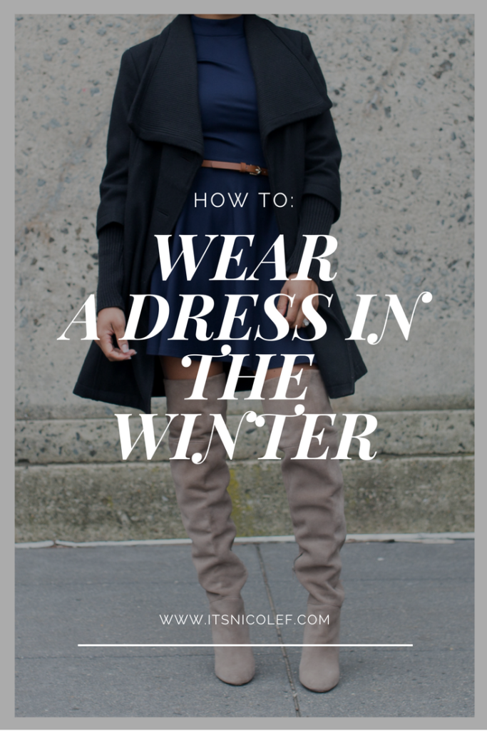 How To Wear A Dress In The Winter