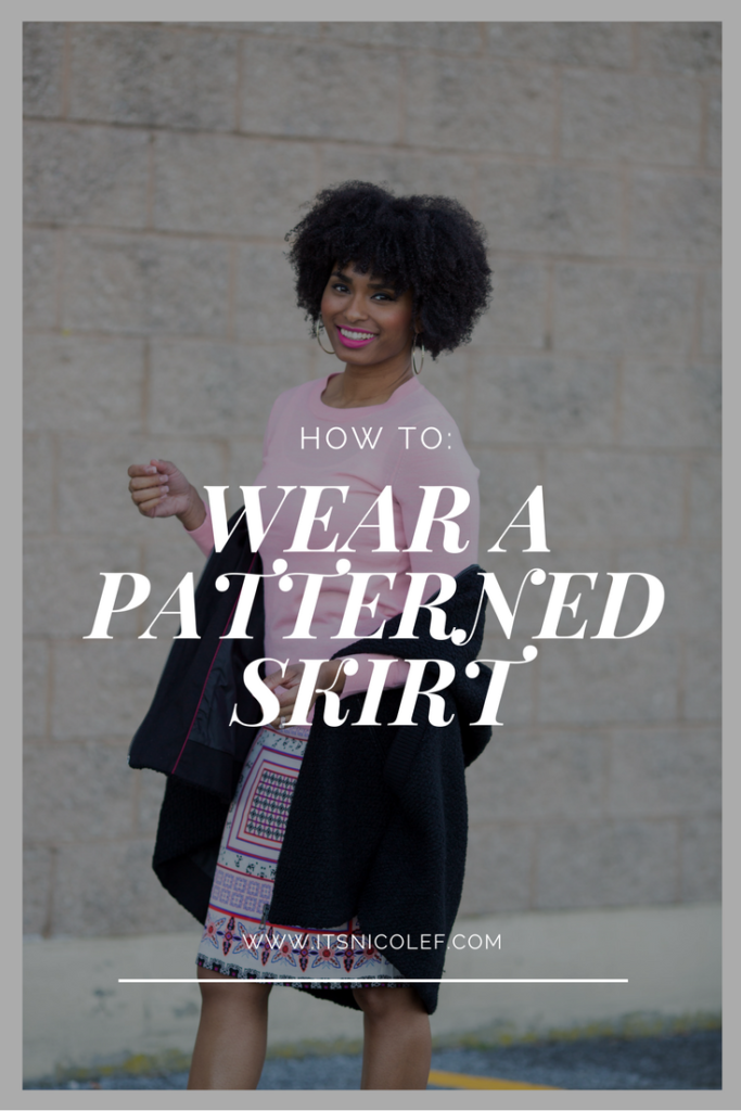 How To Wear A Patterned Skirt