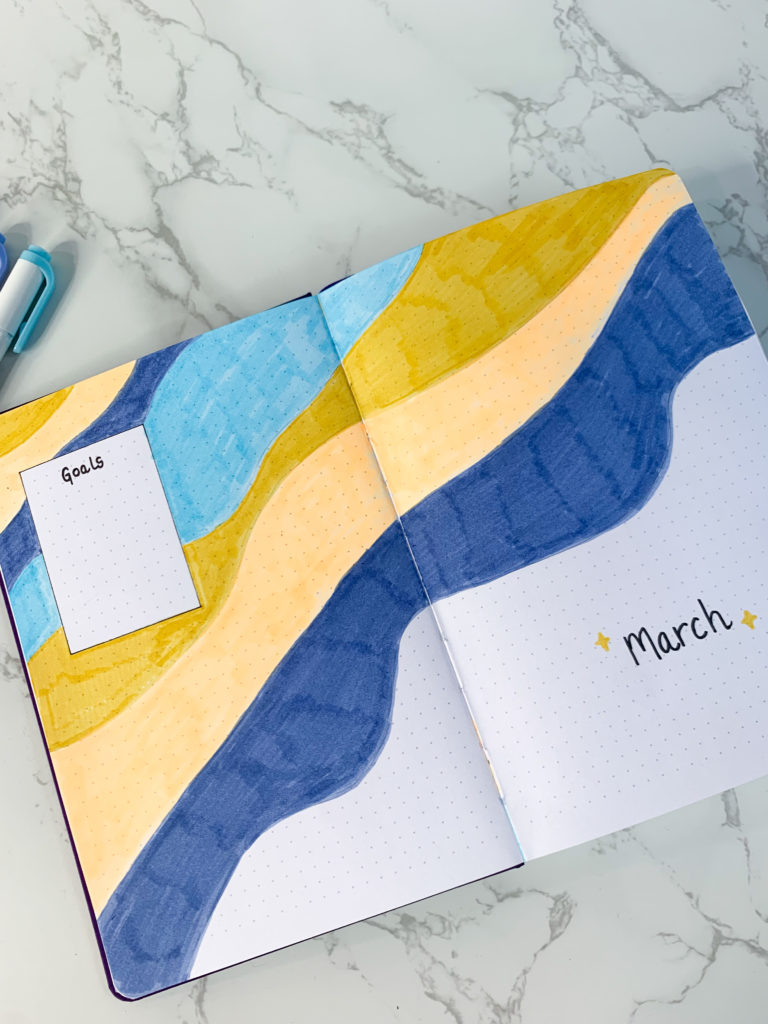 march bullet journaling