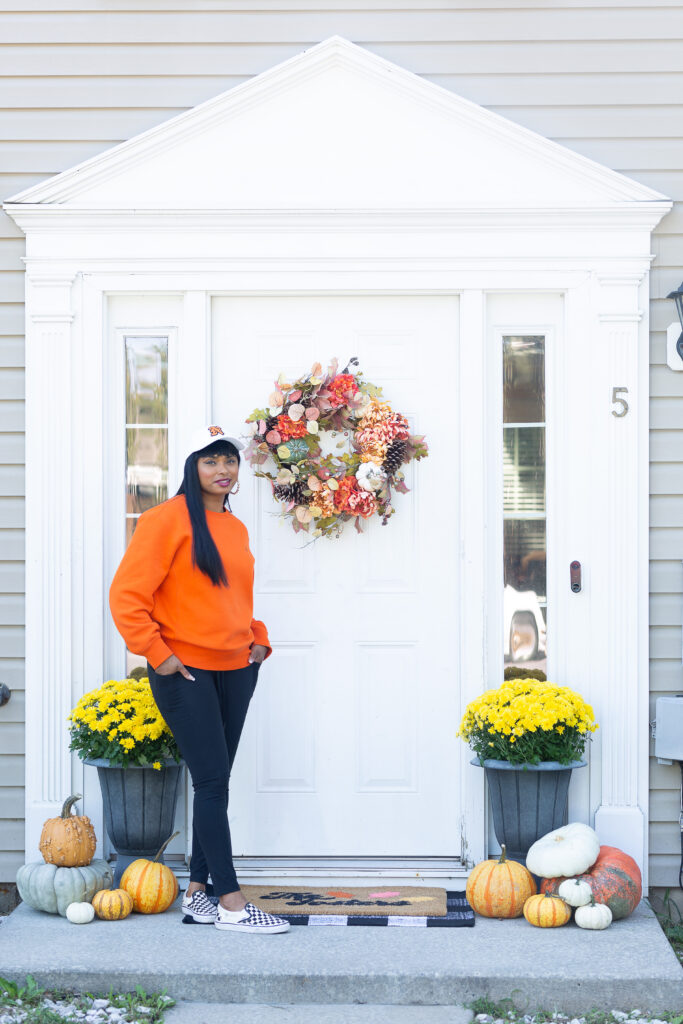 fall front porch